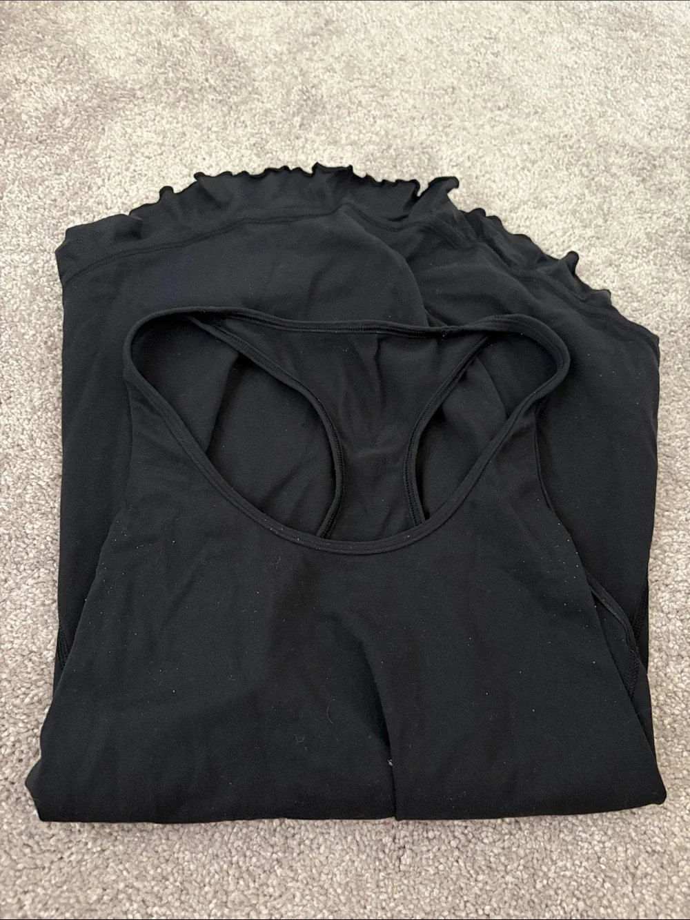 lululemon athletica Black Racerback Tank - Women's